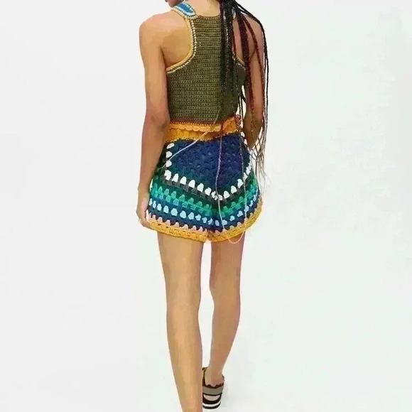 NWOT! Kimchi Blue Knot Stripe Pullover Vest - Picture 2 of 10